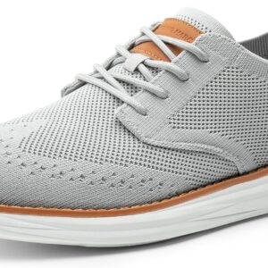 Bruno Marc Men's KnitFlex Craft Mesh Oxfords Sneakers Casual Dress Lace-Up Lightweight Walking Shoes