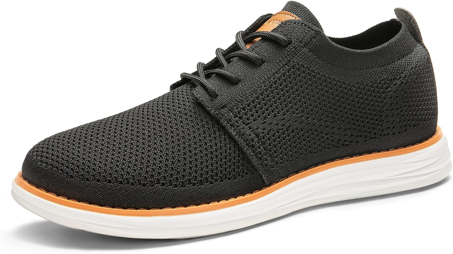 Bruno Marc Men's KnitFlex Breeze Mesh Sneakers Oxfords Lace-Up Lightweight Casual Walking Shoes